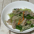 まくのうち's cooksnap of when they made 青梗菜ともやし挽肉のうま塩中華炒め.
