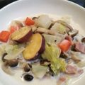 いさみょば's cooksnap of when they made さつまいも入れました✿みるくスープ✿.