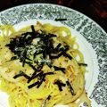 クックZABSOT☆'s cooksnap of when they made 男子も大好きシャキシャキ蓮根の和風パスタ.