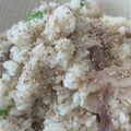 te_sanae's cooksnap of when they made 豚バラネギ塩炊き込みご飯.