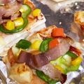 れもんらいん's cooksnap of when they made 【トースター】余った餅で簡単餅ピザ♪.