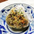 よよっち♪'s cooksnap of when they made アイラップでレンジチャーハンおにぎり.