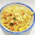 二児ママちゃーん's cooksnap of when they made 混ぜて焼くだけ！たらこチャーハン.