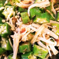 ムーミン☆ママ's cooksnap of when they made オクラとえのきの和え物.