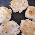 ﾓﾓ娘's cooksnap of when they made 大葉が香るはんぺんと鶏むね肉のつくね！.