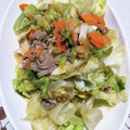 土方ともこ's cooksnap of when they made レタス大量消費！豚肉とレタスのピリ辛炒め.