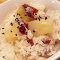 ぶぅと's cooksnap of when they made 白だし　さつまいもご飯.