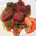 そらいろ猫's cooksnap of when they made 簡単！鰹の茗荷ポン酢和え 大葉トマト添え.