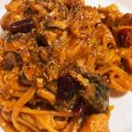 頑張る主婦Ns's cooksnap of when they made サバ缶トマトパスタ.