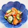 あっこ姉's cooksnap of when they made トマト・胡瓜・カニカマの酢の物♪.