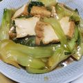ぽち2号's cooksnap of when they made チンゲン菜と厚揚げのオイスター丼♡.