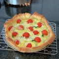 珈琲433's cooksnap of when they made 冷凍パイシート★トマトキッシュ.