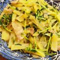 ミスチェリベリ♡'s cooksnap of when they made 豆苗とジャガイモの豚バラ炒め.