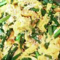☆☆くるみもち☆☆'s cooksnap of when they made ニラ玉あんかけ作らず簡単レシピニラ卵とじ.