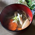ヒロたんw's cooksnap of when they made 二子の里芋で芋の子汁.