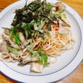 irunon's cooksnap of when they made 明太子ときのこのパスタ.