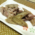 キョク's cooksnap of when they made 豚ごぼうのゴマ照り炒め.