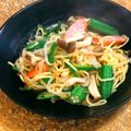 おもちまるとシャルル's cooksnap of when they made たっぷりオクラの塩焼きそば☆.