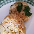 れいか☆☆☆'s cooksnap of when they made パルメザンチーズとおかかのおにぎり.
