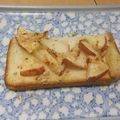 きらり流れ星's cooksnap of when they made りんごきなこトースト.