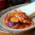 マイク伊東's cooksnap of when they made サツマイモと鶏肉のトマト煮.
