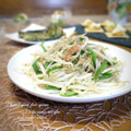 inyako's cooksnap of when they made もやしとピーマンのカニカマ炒め.