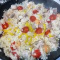 mshangover's cooksnap of when they made フライパンで簡単！パエリア.