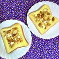 ふたごゆき's cooksnap of when they made きなことナッツのメープルバタートースト♪.