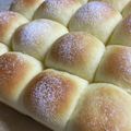 blueleaf's cooksnap of when they made ふわふわモチモチちぎりパン　20㎝角.