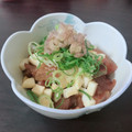 ＊きしろ＊'s cooksnap of when they made ハマチと長芋の角切り丼.