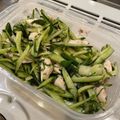 U_Uumi☆'s cooksnap of when they made ミョウガ香るきゅうりササミのサラダ.