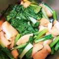 ちさたん☆'s cooksnap of when they made 小松菜・油揚げの煮浸し・和食定番.