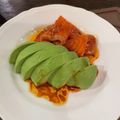 BAR和子's cooksnap of when they made サーモンとアボカドのユッケ風.
