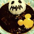 hikonechan's cooksnap of when they made ハロウィン★イカスミカレー.