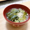 a2019's cooksnap of when they made ♬小松菜と鶏ひき肉の春雨アジアンスープ♫.