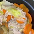 まーちゃんとみーくん's cooksnap of when they made 白だしだけ！白菜と豚バラのミルフィーユ鍋.