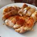 NAK_'s cooksnap of when they made 皮パリパリ鶏もも照り焼きさつまいも添え.