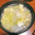 しまちょ★'s cooksnap of when they made 【スープ *汁物】白菜のかき玉スープ.
