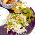 YUH♡ママ's cooksnap of when they made 塩麹使用！豚・ピーマン・えのき炒め☆.