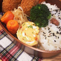 クック5E2Q86☆'s cooksnap of when they made ツナ缶汁とネギ＆エビで☆簡単な旨々卵焼き.
