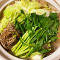 miyako's cooksnap of when they made せり鍋.