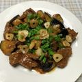 Etsu☆ko's cooksnap of when they made 豚かしら肉となすの辛味噌炒め.