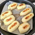 ここちゃびん's cooksnap of when they made 薄力粉で作るベーコンのパン〜フライパン編.