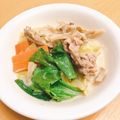 ★ぴよぴよ501★'s cooksnap of when they made レタスと豚肉の豆乳汁.