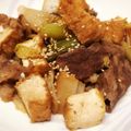 ＊amor＊'s cooksnap of when they made 厚揚げと白菜、牛肉すき焼き風炒め.