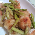 honeybee973's cooksnap of when they made エビとアスパラの柚子胡椒マヨネーズ和え.