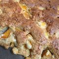 feleza's cooksnap of when they made HMで簡単☆りんごと柿の天板ケーキ.