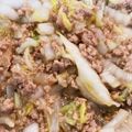 クックB7LQ0L☆'s cooksnap of when they made 白菜とひき肉の甘酢あん炒め.