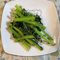 チロチロル's cooksnap of when they made 蕪の葉のゴマ和え.