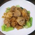 ☆まるゆこ☆'s cooksnap of when they made 小松菜と鶏もも肉のさっぱりオニオンソース.